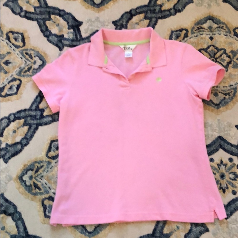 Lily Pulitzer Short Sleeve Polo -Size:M